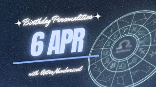 Celebrity 6 April Zodiac Horoscope: Birthday Personality & Traits Revealed Wealth