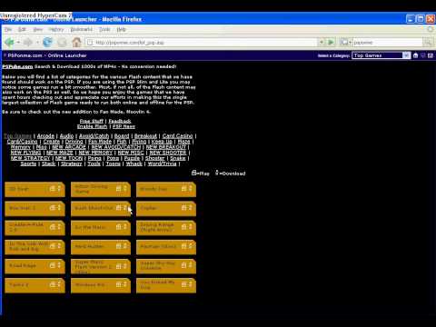 How To Put Flash Games On Your PSP