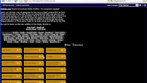 How To Put Flash Games On Your PSP