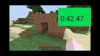 minecraft ratatouille speedrun 0:42 (World Record)