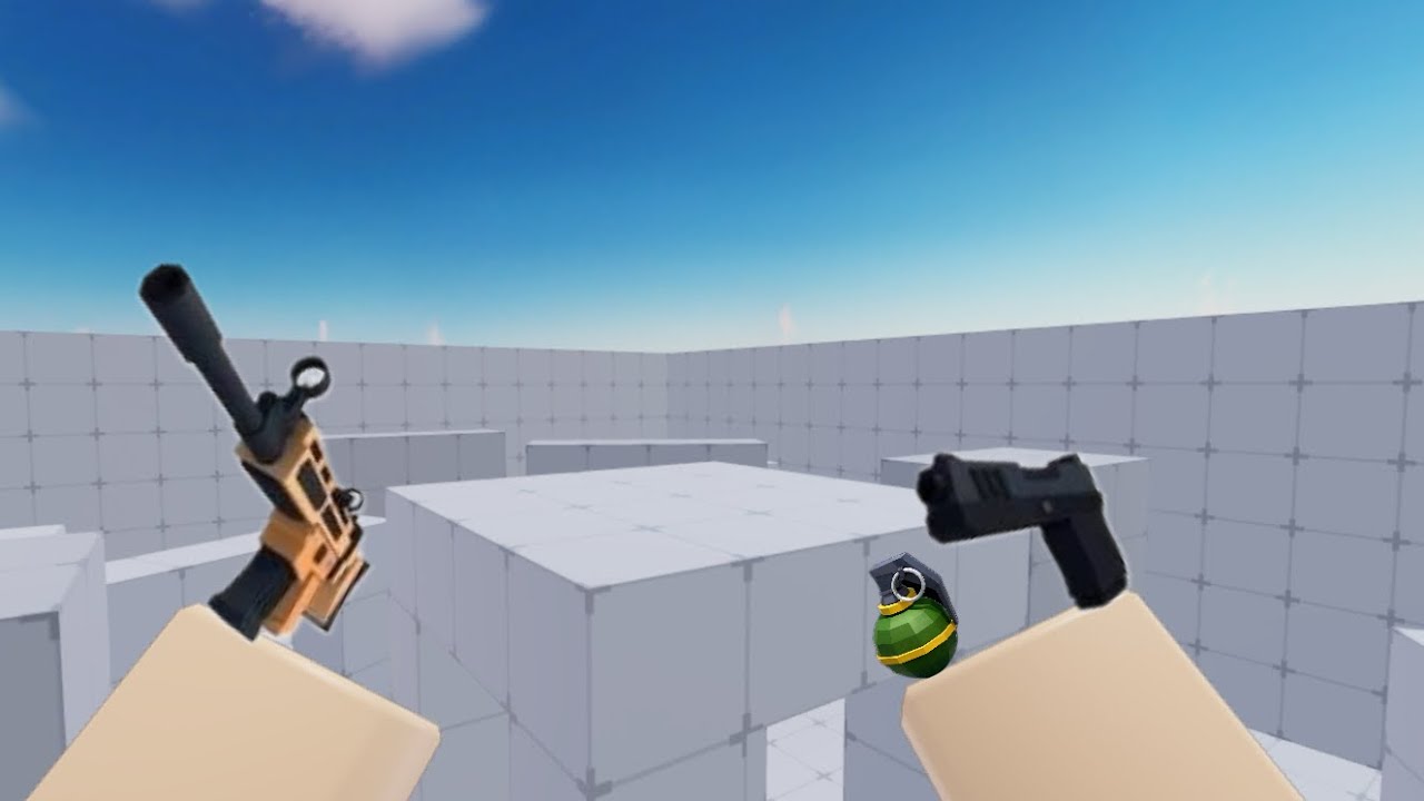 Using Only The DEFAULT LOADOUT In Roblox RIVALS - YouTube
