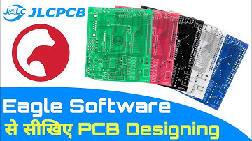 Design PCB from Eagle and Order PCB from JLCPCB in Hindi, PCB Designing from Eagle in Hindi