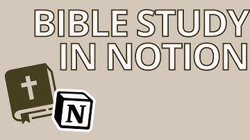 Bible Study Dashboard in Notion (with the free template)