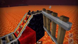 Minecraft building a nether roller coaster! (Vol. 1)