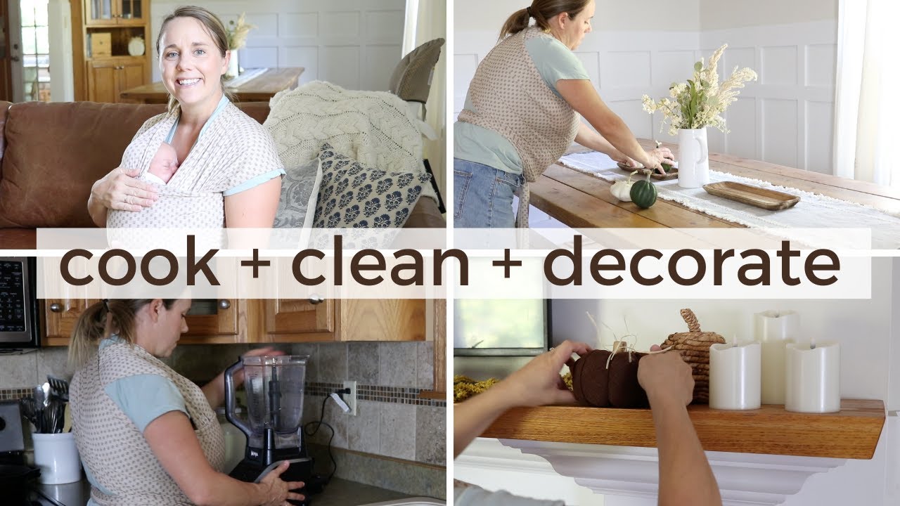 Fall Cook + Clean + Decorate with Me Instant Pot Teacher