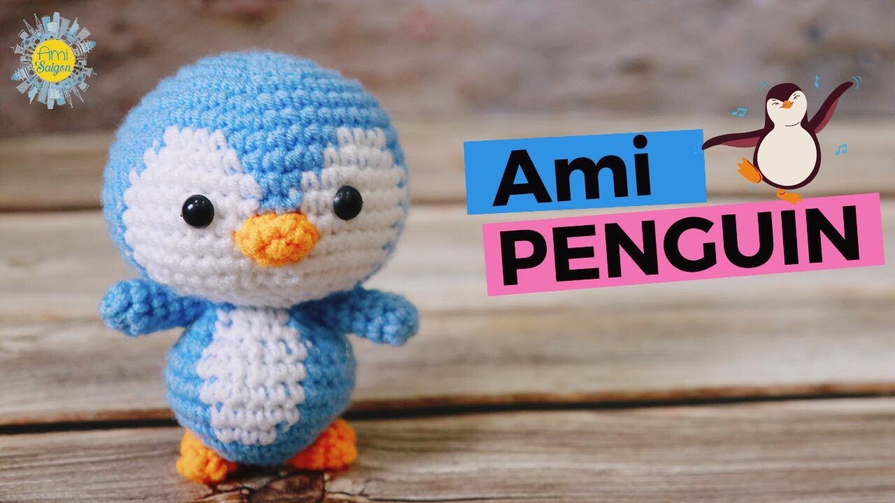 Bébé pingouin au crochet : patron d'amigurumi gratuit