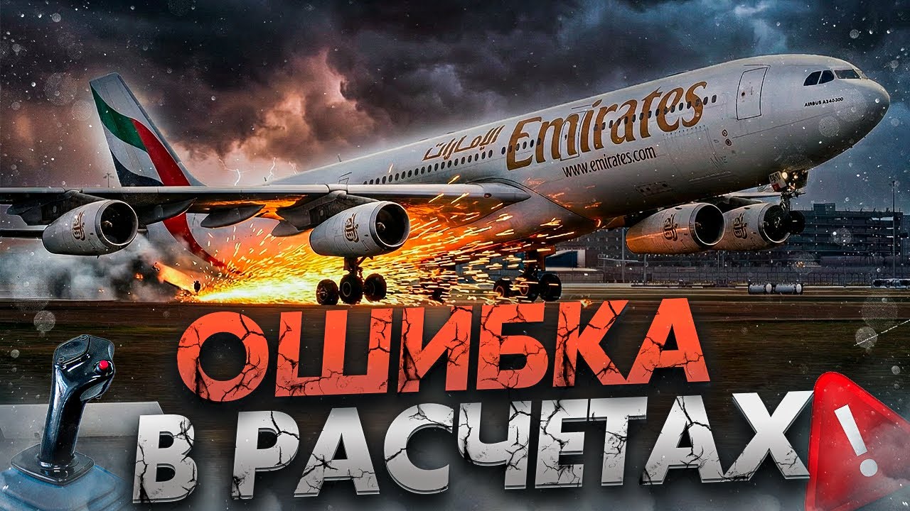 ОШИБКА В РАСЧЕТАХ. Происшествие с A340 в Мельбурне. Рейс Emirates 407