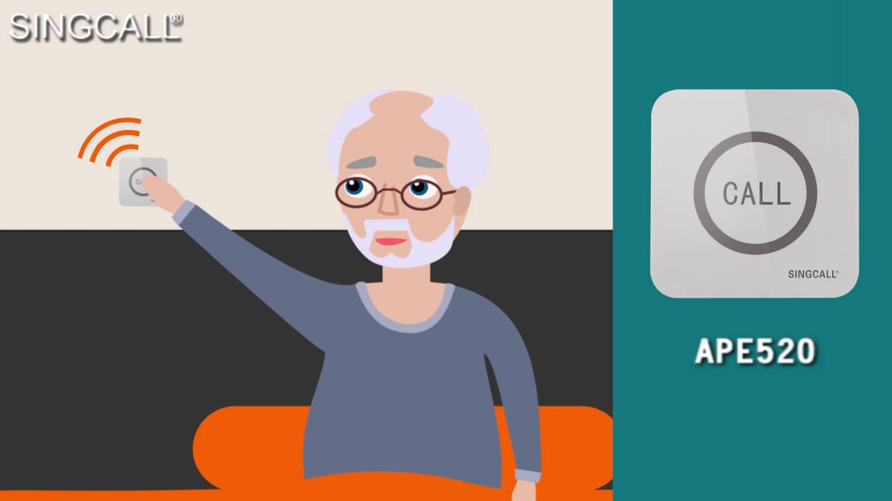 SINGCALL Wireless Calling System APE6600, SC-R16, APE160, APE520 for  home