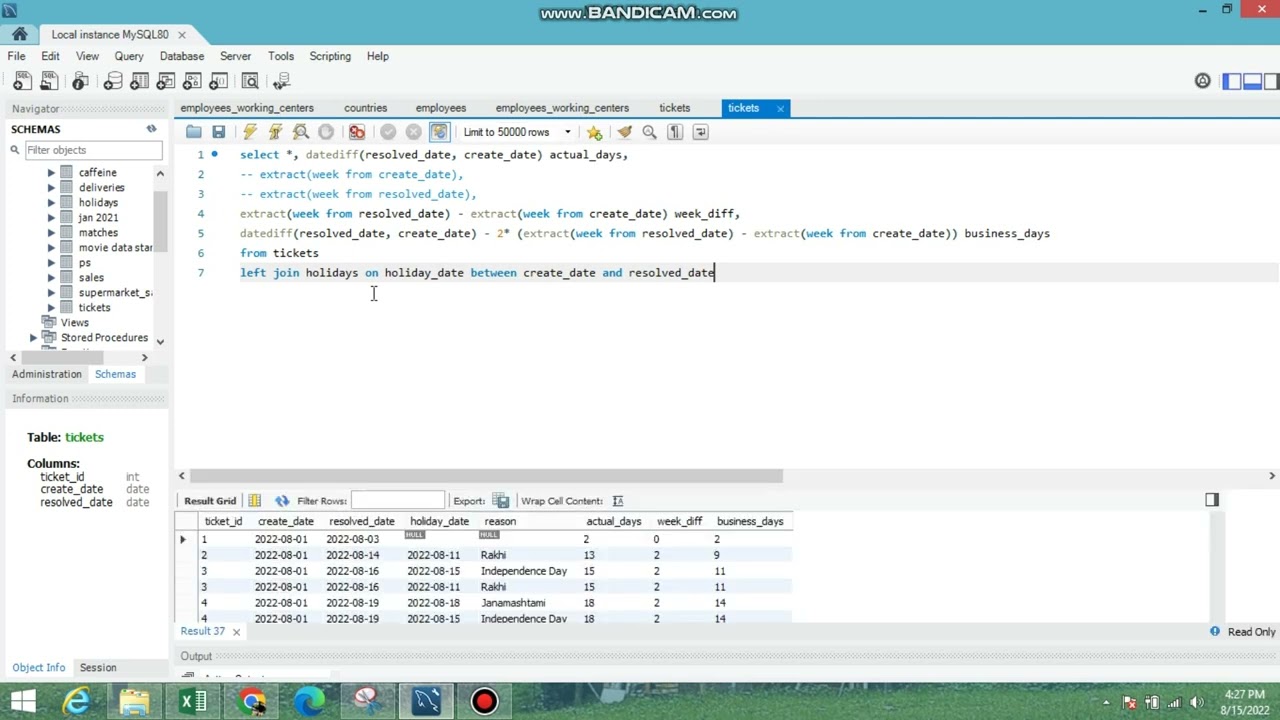 Handling Business Days In SQL YouTube Handling Business Days In SQL YouTube