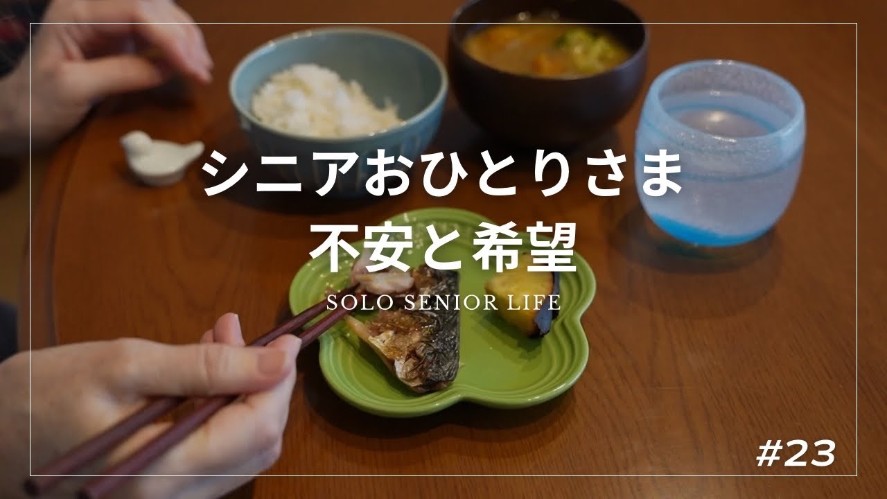 【ひとりシニア最多】おひとりさま時代に備える｜不安と孤独と希望｜58歳ひとり暮らし半日ルーティン