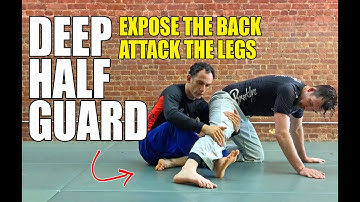 Deep Half-Guard in BJJ: Expose the Back, Attack the Legs (Heel hook from Inside Ashi)