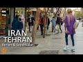 Iran Street Walking last Friday before Nowruz 1401 On Sepahsalar & Berlan Tehran Iran 2022 Walk 4k