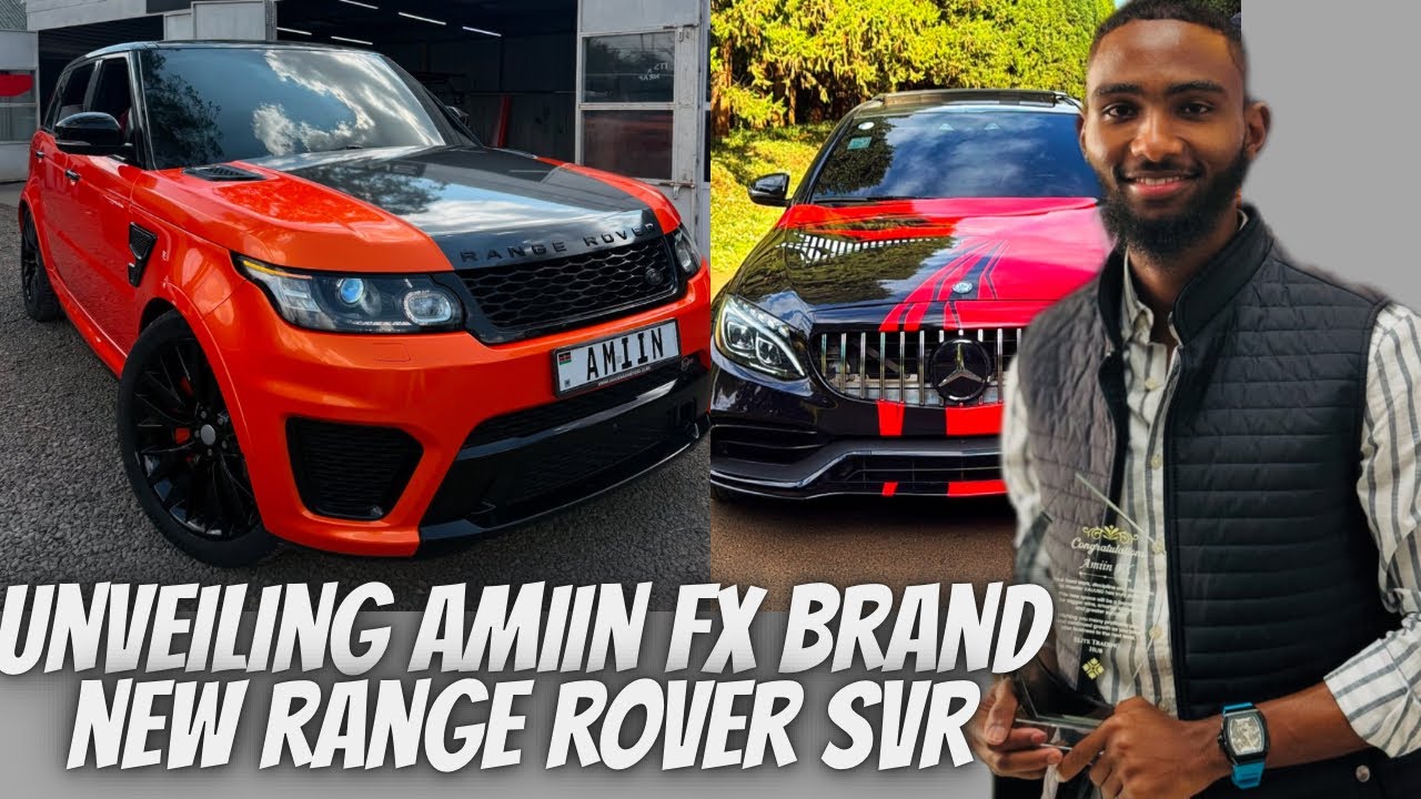 Driving Inside AMIIN FX Multi Million Range Rover SVR  & Mercedes Benz C200 AMG - Celeb Ride FOREX