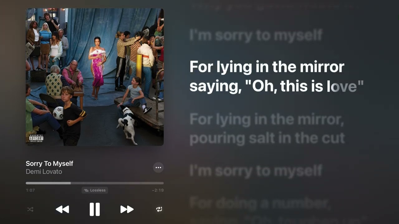 Demi Lovato - Sorry To Myself (Karaoke Instrumental)