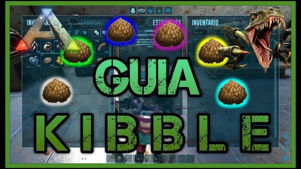 NUEVO KIBBLE / GUIA BREVE Y COMPLETA / TUTORIAL ARK:SURVIVAL EVOLVED ...