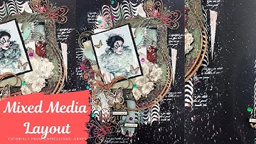 Mixed Media for Beginners | Mixed Media Layout | Mixed Media | immix Chroma Burst