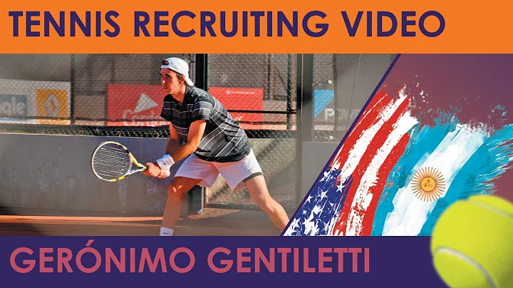 GERNIMO GENTILETTI Tennis Recruiting Video