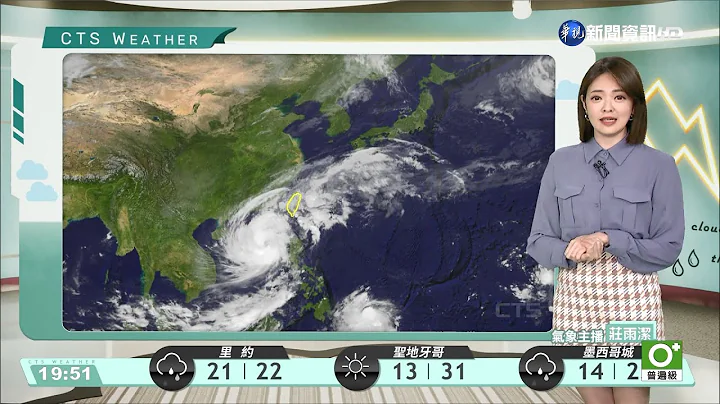 迎風面局部豪大雨 沿海風強浪大並注意長浪｜華視生活氣象｜華視新聞 20221031 - 天天要聞