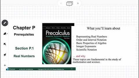 Real Numbers (Section P.1)