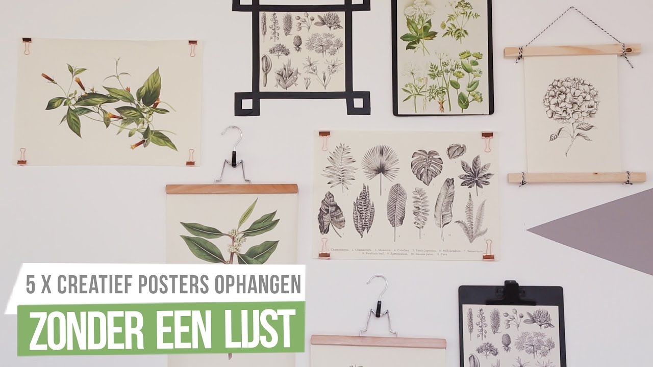 handboeien Meesterschap hel 6x Een poster ophangen zonder lijst | Westwing