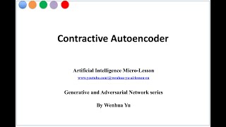 Contractive Autoencoder