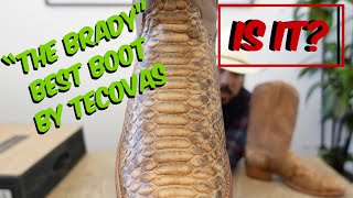 Tecovas "The Brady" Boot Review