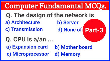 900+ Computer Fundamental MCQ Questions and Answers Part - 3