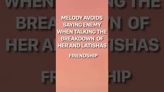 MELODY TALKS WHY SHE & LATISHA ARE ENEMIES #lamh  #melodyholt  #martelholt  .#latishascott