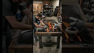 Molten Core Volcano Resin Table – Lava Frozen in Time