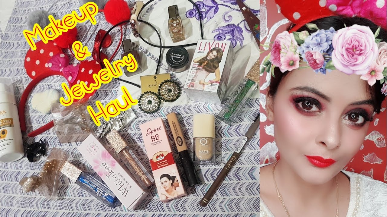 Super Affordable MAKEUP & Jewelry Haul |starting Rs. 5 |