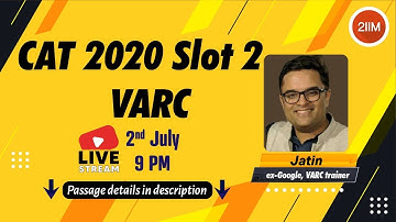 CAT 2020 Slot 2 - VARC | Reading Comprehension | Visual Culture & Piracy | Use 🎧 | CAT Preparation