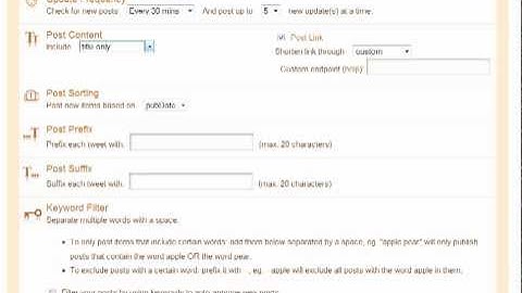 How to sydicate your blog to Twitter using Twitterfeed.com