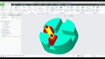 " PLANAR MECHANISM " in creo #creo6.0.2.0 #3Dmodelling #Planarmechanism #support.