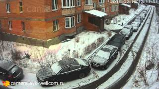 Две лёгких аварии, г. Лыткарино, ул. Степана Степанова д. 4, 15.02.2015