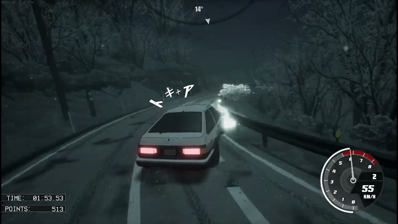 first italian run (initial D touge spirit) AE86