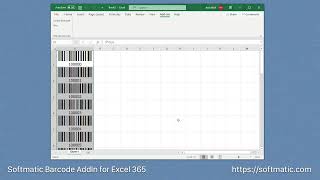 Create Code 128 barcodes in an Excel product table, price list with one click - easy barcode fonts!