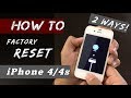 HOW to Hard Reset iPhone 4/4S [Works in 2020]