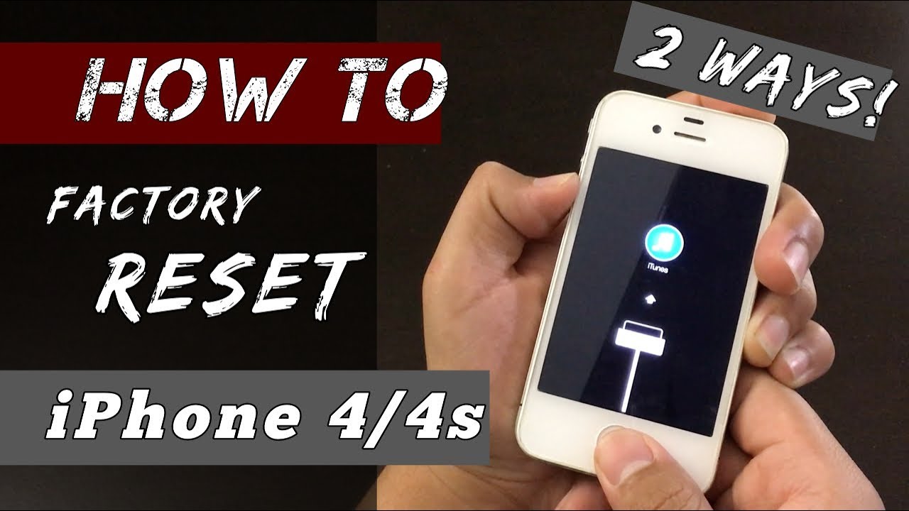 HOW to Hard Reset iPhone 4/4S in 2021] - YouTube