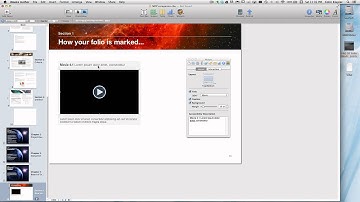 Adding a video file in iBooks Author
