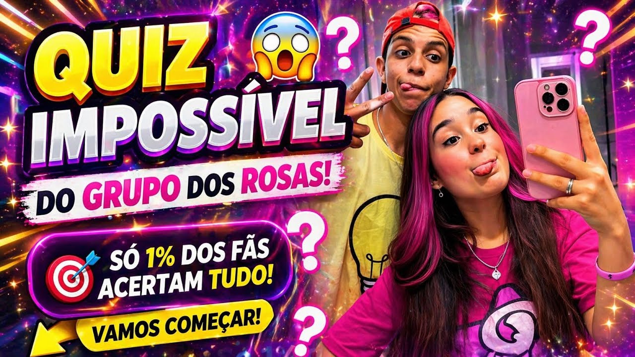 👀Quem e o namorado da Emilly??😱Quiz do Grupo dos Rosas (Emily, Vick ...