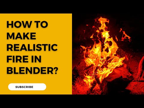How to make realistic fire in blender @mrblenderx