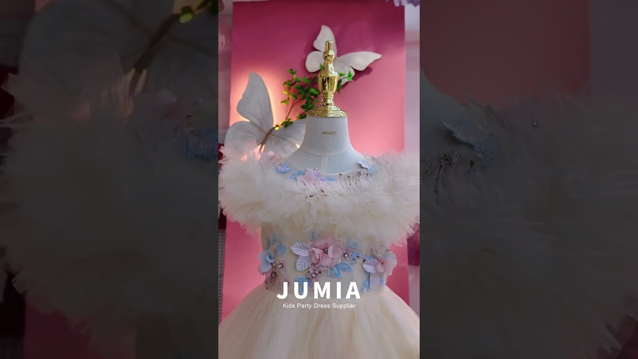 ✨ New Arrival | Lilac Flower Girl Dress | Wedding & Birthday Party Wholesale Kids Gown