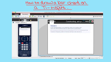 How to draw a bar chart on a ti-nspire