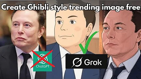 How to create Ghibli style trending image  free using grok 3