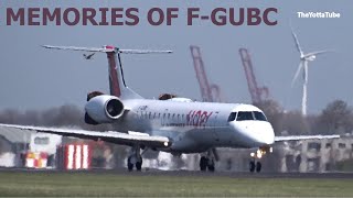 HOP! - Embraer 145 - Lands at AMS (F-GUBC) ♫