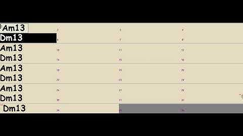 Am7 to Dm7 Aeolian - DP