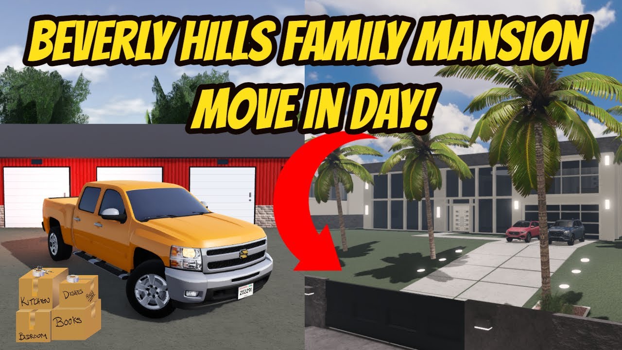 Greenville, Wisc Roblox l Beverly Hills Mansion Moving DAY Update ...