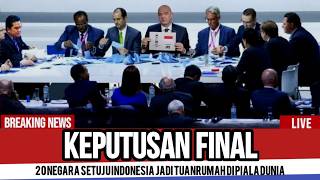 FIFA Bergerak Cepat! Indo Resmi  Jadi Tuan Rumah Piala Dunia 2026 Negara ASEAN Dukung indo