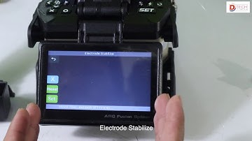 How can you adjust the ARC & Electrode stabilize & Motor Calibration in Fusion Splicer.