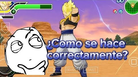 Como fusionarse correctamente en Dragón Ball Z Tenkaichi Tag Team |  Tutorial y Explicación
